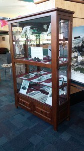 Ipswich Memories - Moustaches and Beards display on Level 2 of the Ipswich Central Library