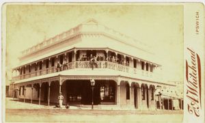 Queensland Times building, Ipswich, 1888? - Image courtesy of Picture Ipswich