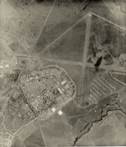Aerial view of Amberley Air Force Base, Ipswich, 1947 - Image courtesy of Picture Ipswich