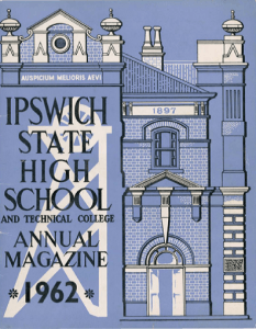 Ipswich State High School Year Book 1962