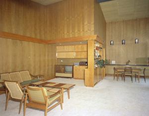Lounge and dining area of John McQueen’s residence,Edwards Street, Raceview, Ipswich as designed by Karl Langer, 1963 - Image courtesy of Picture Ipswich