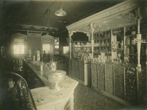 Interior of the New York Marble Bar and Ice Cream Parlor, Brisbane, ca. 1912 (Image courtesy of State Library of Queensland)
