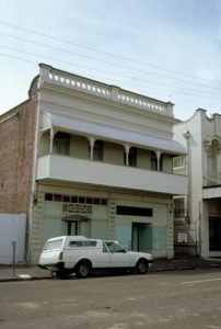 Building that was once Sydney Café, 10 Nicholas Street, Ipswich, ca. 1983 - Image courtesy of Picture Ipswich